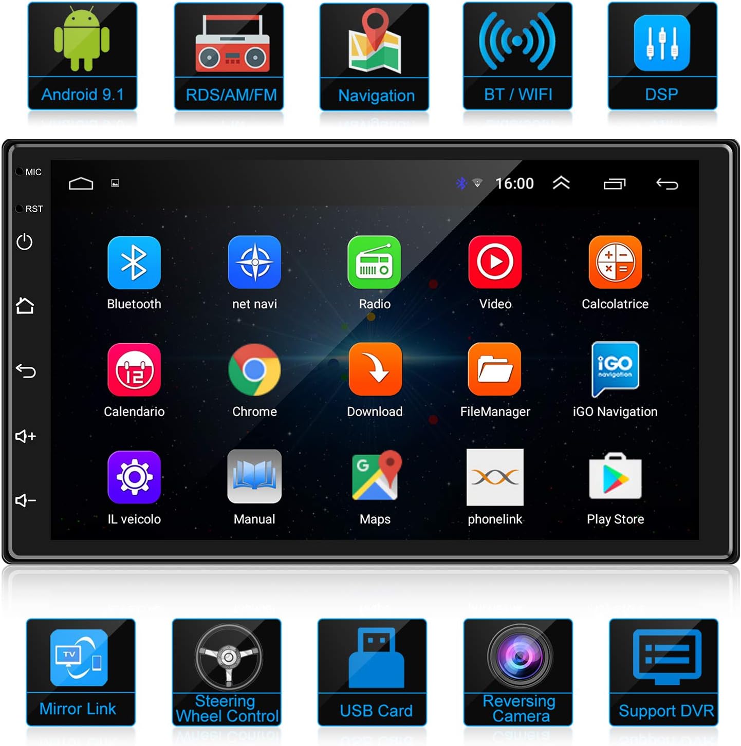 androide autoradio per il 2008 chevy silverado 2500hd