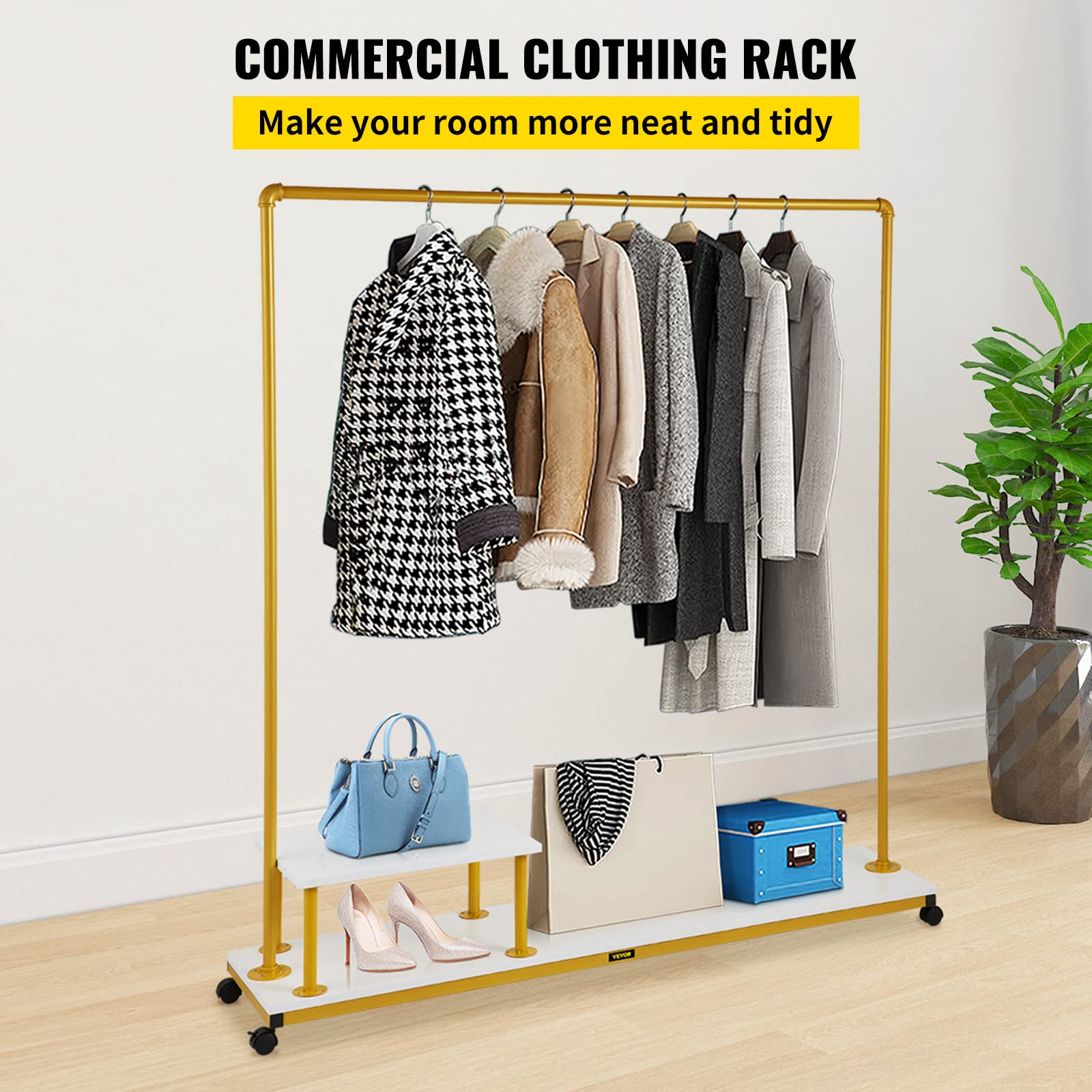 VEVOR Clothing Garment Rack, 59.1
