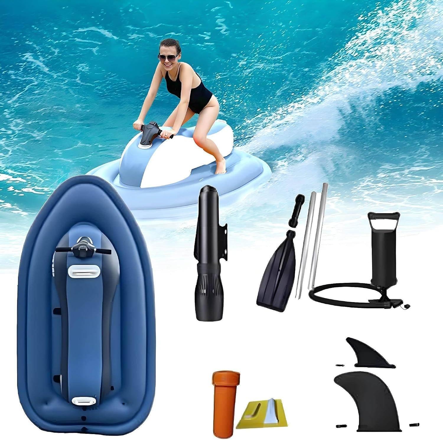 Electric Inflatable Jet Ski 500W/700W with Underwater Scooter 700W16A