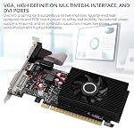 GT 740 4GB GDDR3 128-bit Discrete Graphics Card, PCIe 3.0 x8, Dual Monitor Support via HDMI | DVI | VGA, Low Profile Design for Desktop Computers