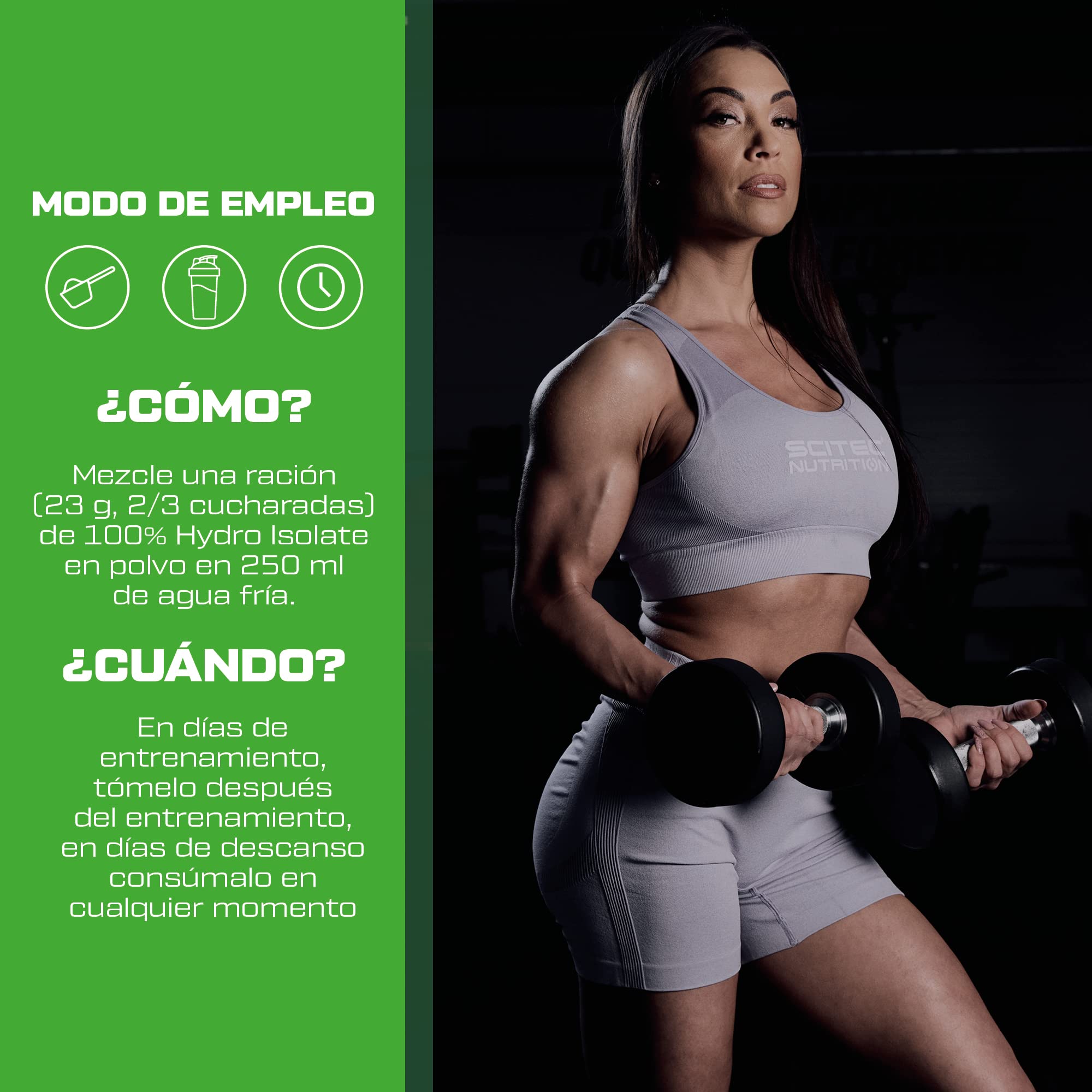 Scitec Nutrition 100% Hydro Isolate - Proteína hidrolizada de suero lácteo | Aislado de rápida absorción para la masa muscular - L-Glutamina y L-Arginina - Sin azúcares ni gluten - 2000 g, Chocolate