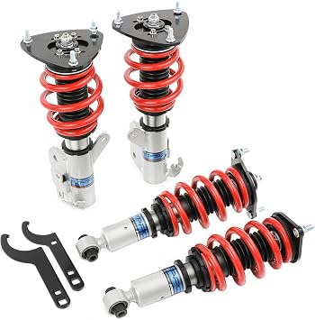 FAPO Coilovers for Toyota 86/GT86/FT86/GR86/Scion FR-S/Subaru BRZ Adjustable Height Mono-Tube Coil Spring Shock Absorber Suspension Lowering Kits
