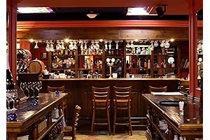 BELECO 7x5FT Fabric Luxury Bar Backdrop