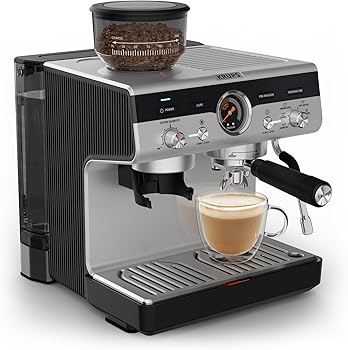 Krups Precision Cafetera profesional para espresso y capuccino Acero inoxidable3