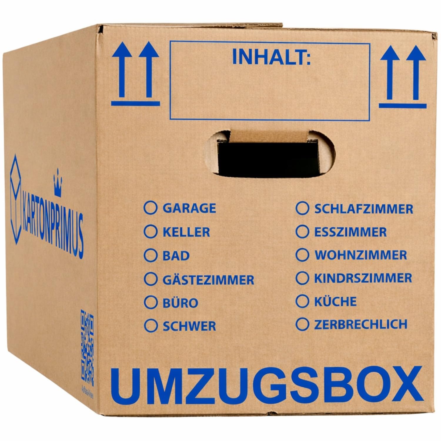 10 Umzugskartons 620x300x330 mm zweiwellig – stabiler Karton bis 40 kg –verstärkte Griffe – stapelbar Umzugskiste Umzugkarton Umzugsbox Lagerkarton Bücherkarton Ordnerkarton (10 Stück)