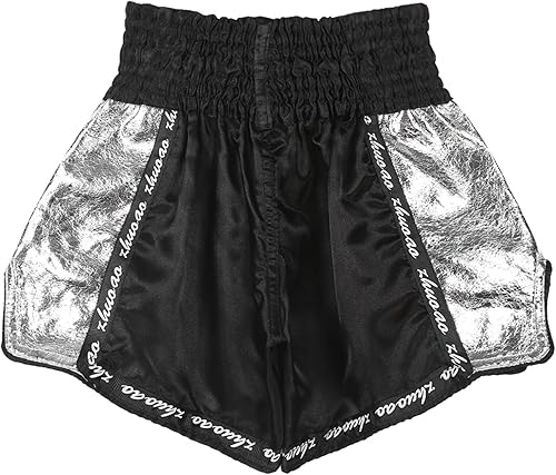 Miniatura 6 de Pantalones cortos de boxeo Muay Thai para hombre, pantalones cortos de kickboxing, artes marciales, entrenamiento, gimnasio, entrenamiento