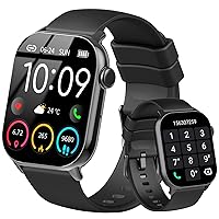 uaue Smartwatch Donna Uomo, 2025 1,96''HD Orologio Smartwatch con Effettua/Risposta Chiamate