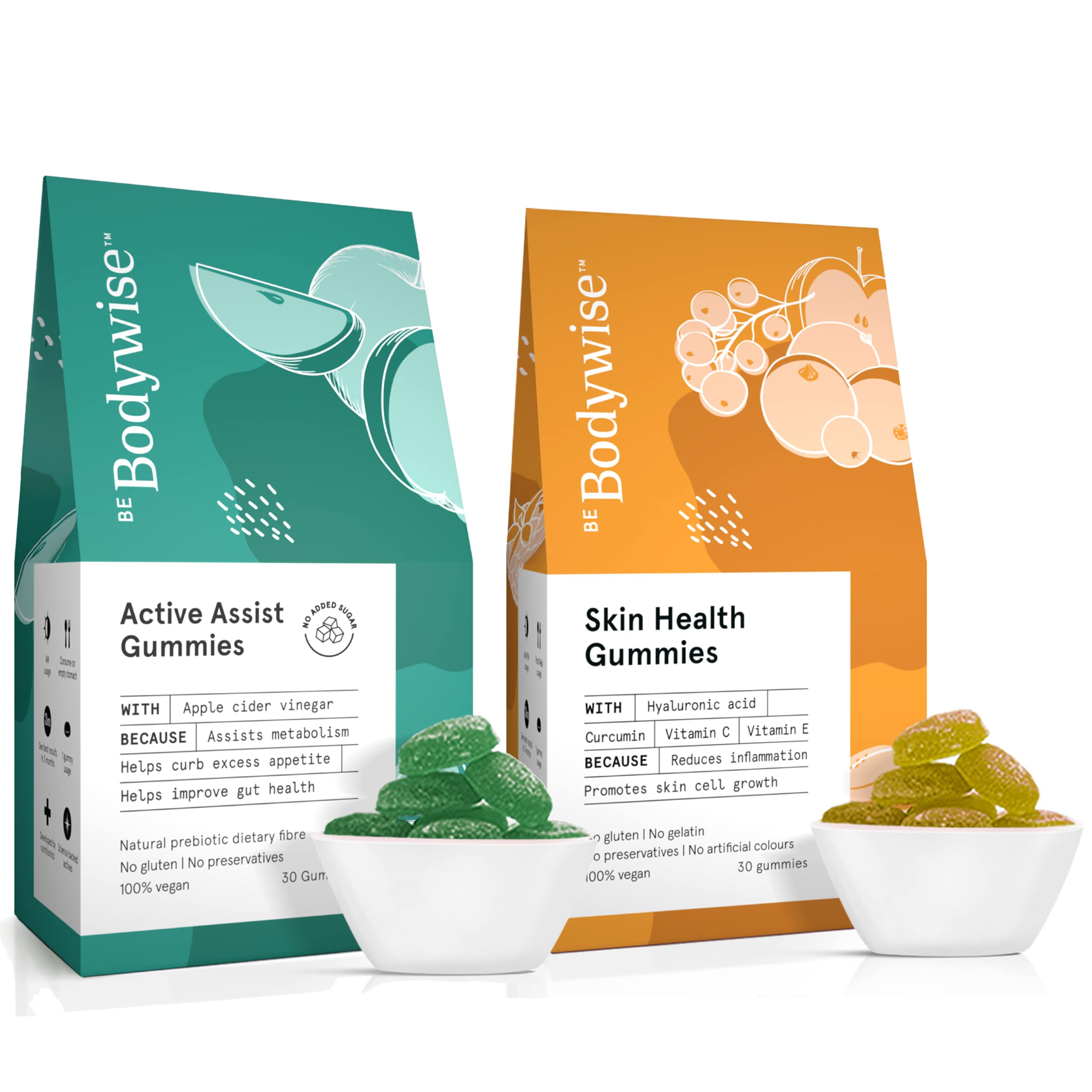 Buy Bodywise y Gummies for Body & Skin Apple Cider Vinegar Gummies