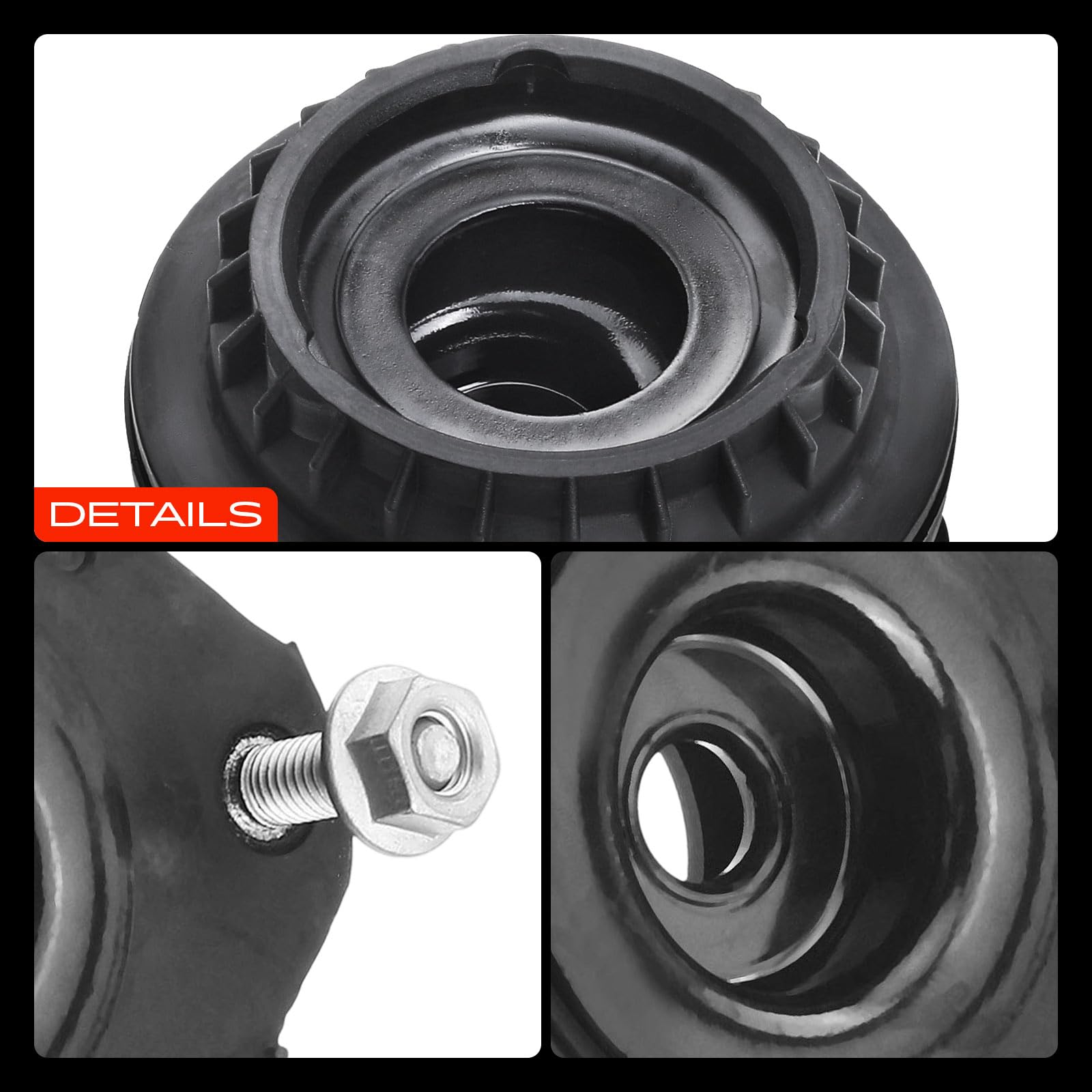 Frankberg Cojinete de soporte del eje delantero izquierdo y derecho compatible con Tourneo Connect 1.8L 2002-2013 Transit Connect P65 P70 P80 1.8L 2002-2013 Replace# 98AG3K155AF