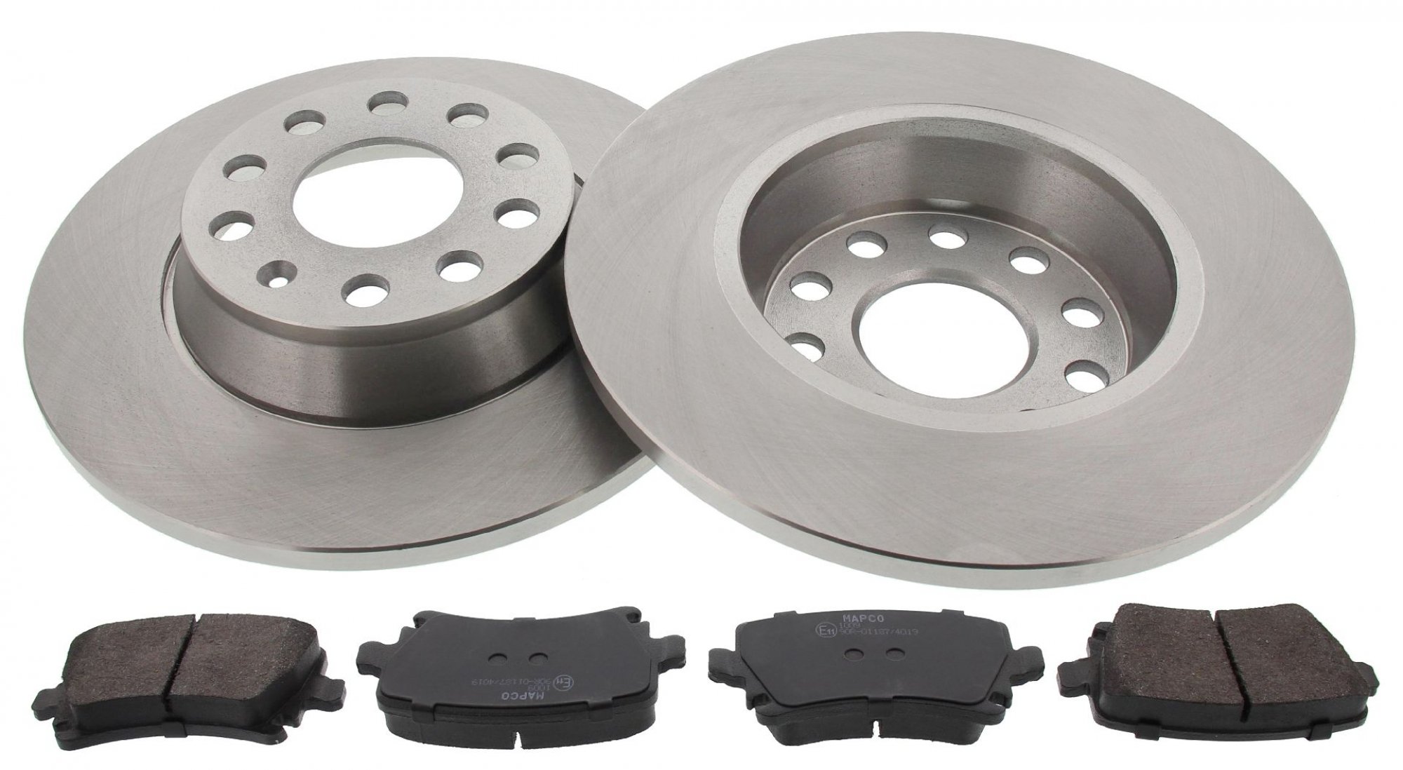 MAPCO Brake disc and pads set VW,AUDI,SKODA 47841 1K0615601AD,1K0615601M,5Q0615601G