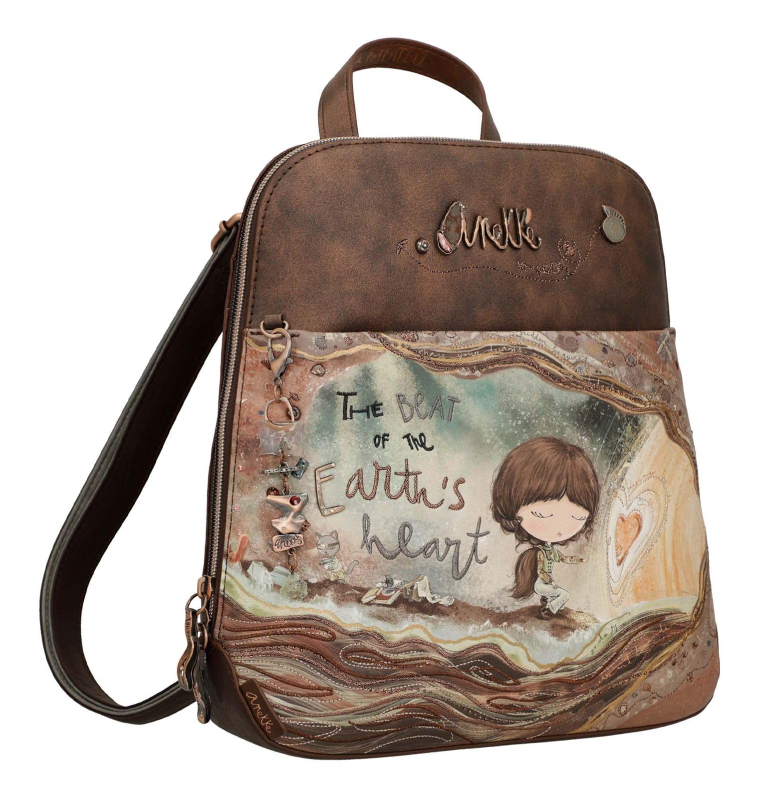 Anekke Mochila De Paseo Mediana Core - Diseño Funcional - Medidas: 26/30/8 Cm - Accesorios Y Complementos Mujer