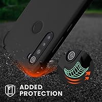 Vista 2 de kwmobile Funda cruzada compatible con Xiaomi Redmi Note 8 (2019/2021) - Funda de silicona TPU con correa - Negro