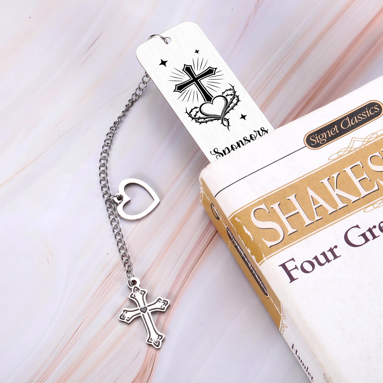 Catholic Confirmation Sponsor Gifts for Women 2026, Mothers Day Catholic Bookmark Gifts for Godmother Confirmation Sponsor Women Christian Confirmations Gift, Thank You Appreciation Gift for Sponsors