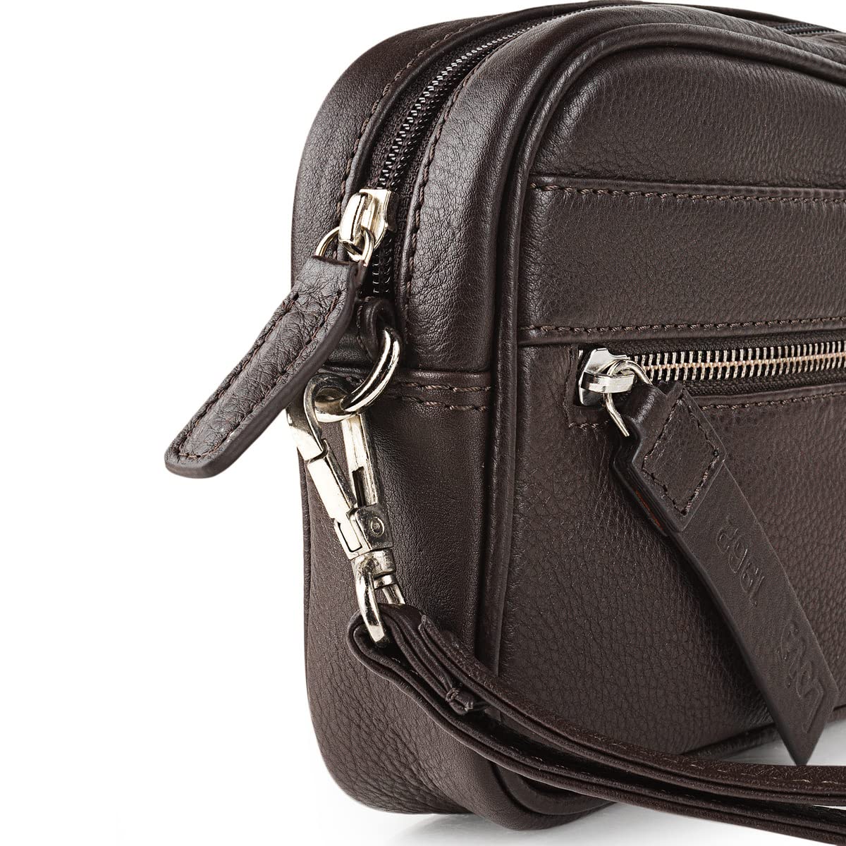 Lois - Bolso de Mano para Hombre Multifuncional de Piel