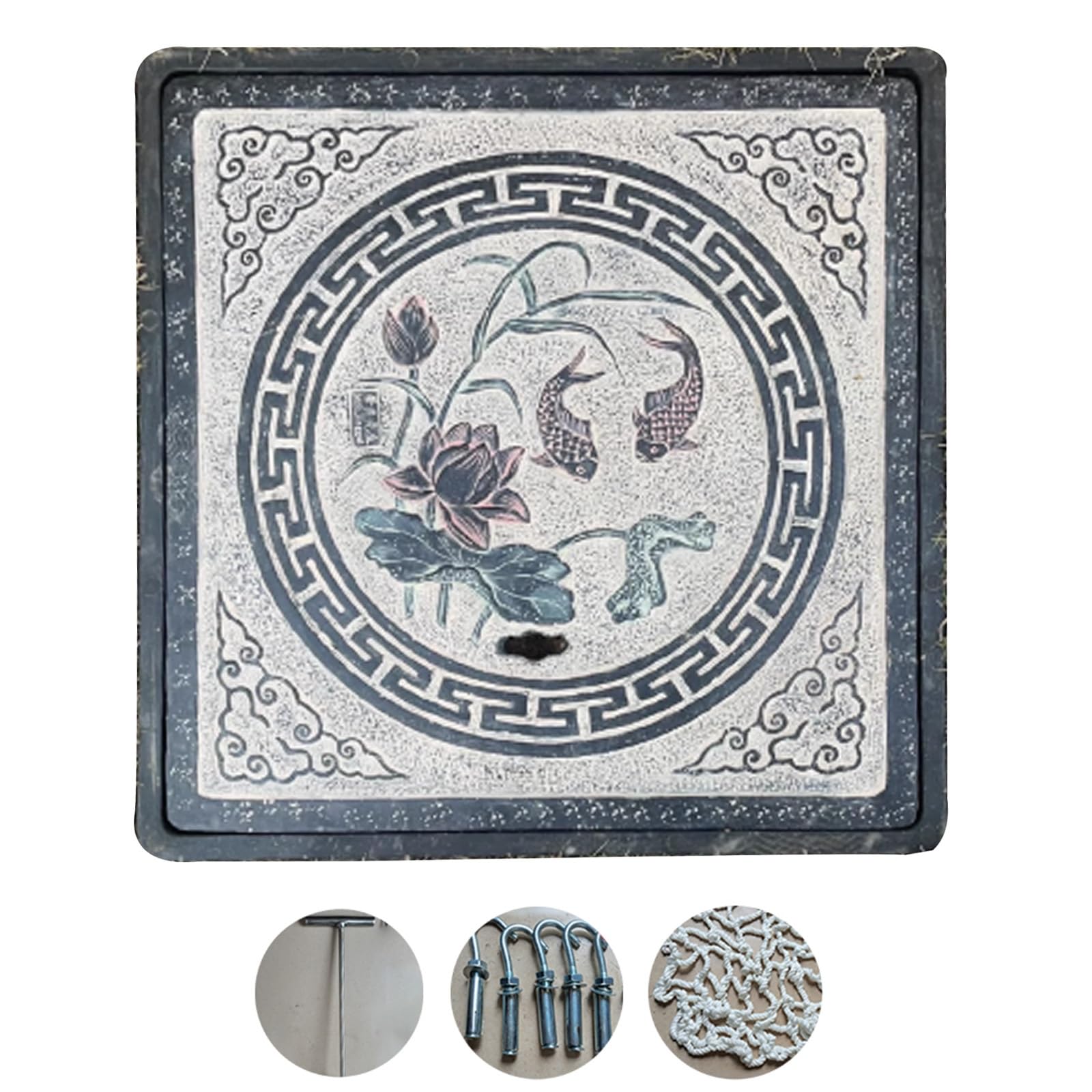 Couvercle pour fosse septique décoratif pour sécuriser vos allées