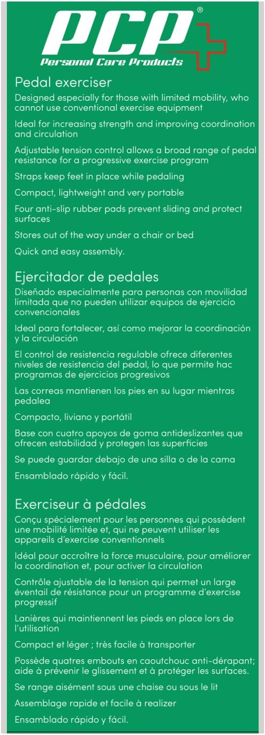 Pedaleador PCP para rehabilitación senior brazo o pierna miniatura 5