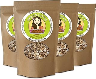 Vivacious Vegan Granola, Keto Snacks, Non-Gmo, Non-Dairy, No Sulphites or Soy, Healthy Granola, Perfect Snack On The Go, Energy Boost in Resealable Bag, 4 Pack, 300g Each (Total of 1.2 kg) - Urban Hippie