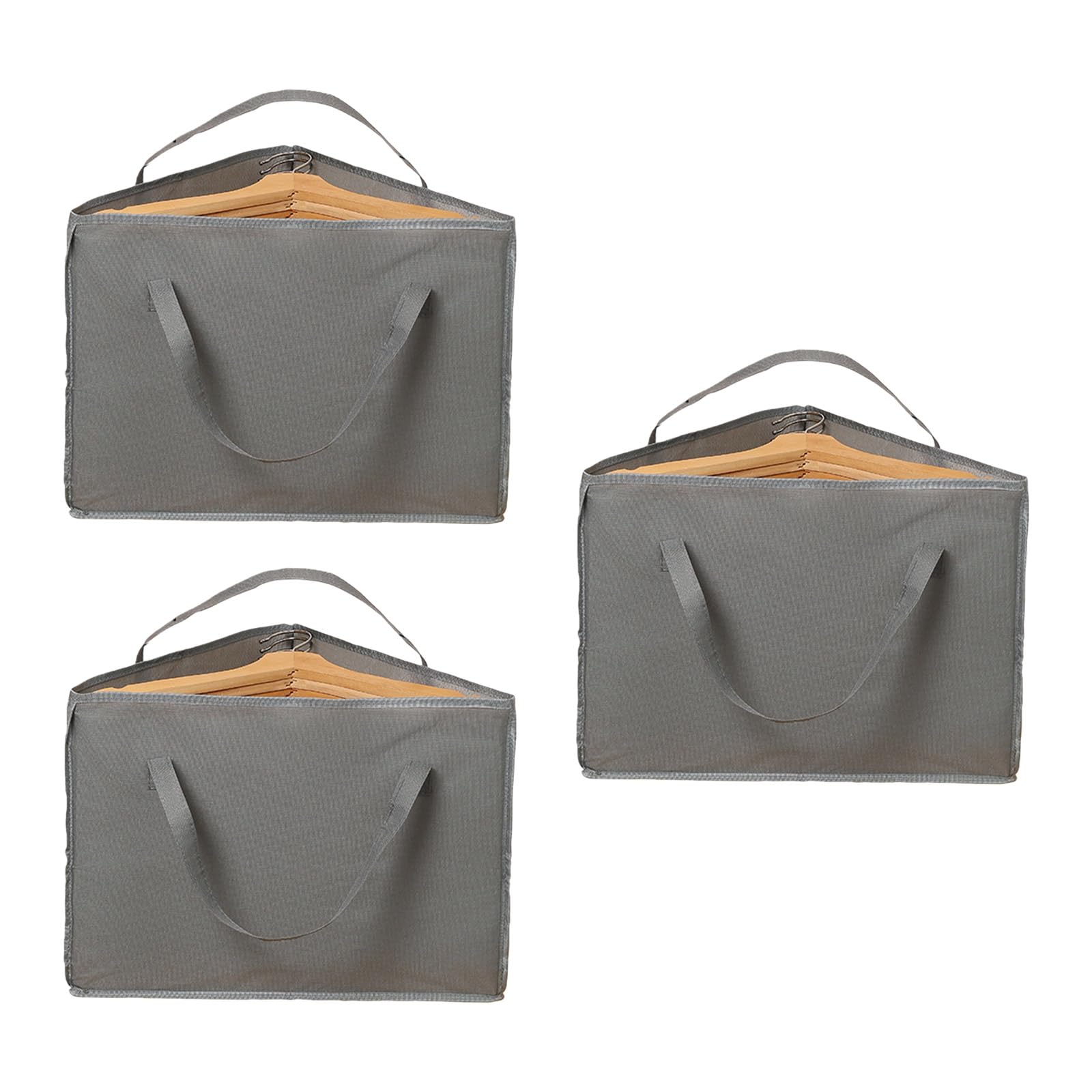 Buxuaaaa Seasonal Clothes Hanger Storage Bag Portable Foldable Efficient Space Management Organizers Portable Storage Bag