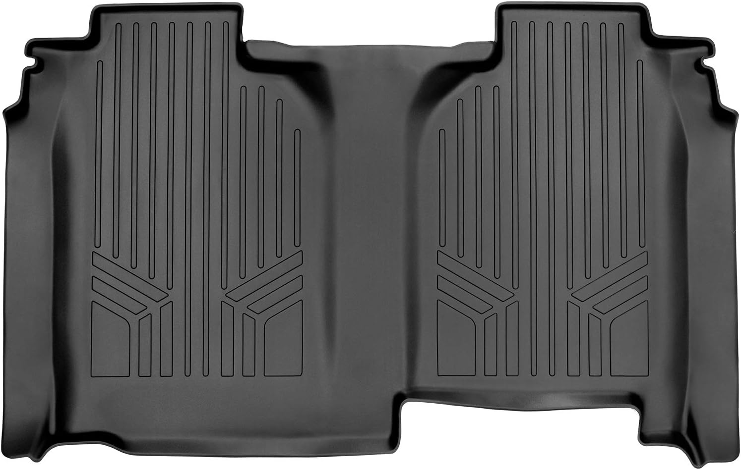 SMARTLINER Fit Floor Mats 2nd Row Liner for 2019-2025 Chevrolet Silverado 1500