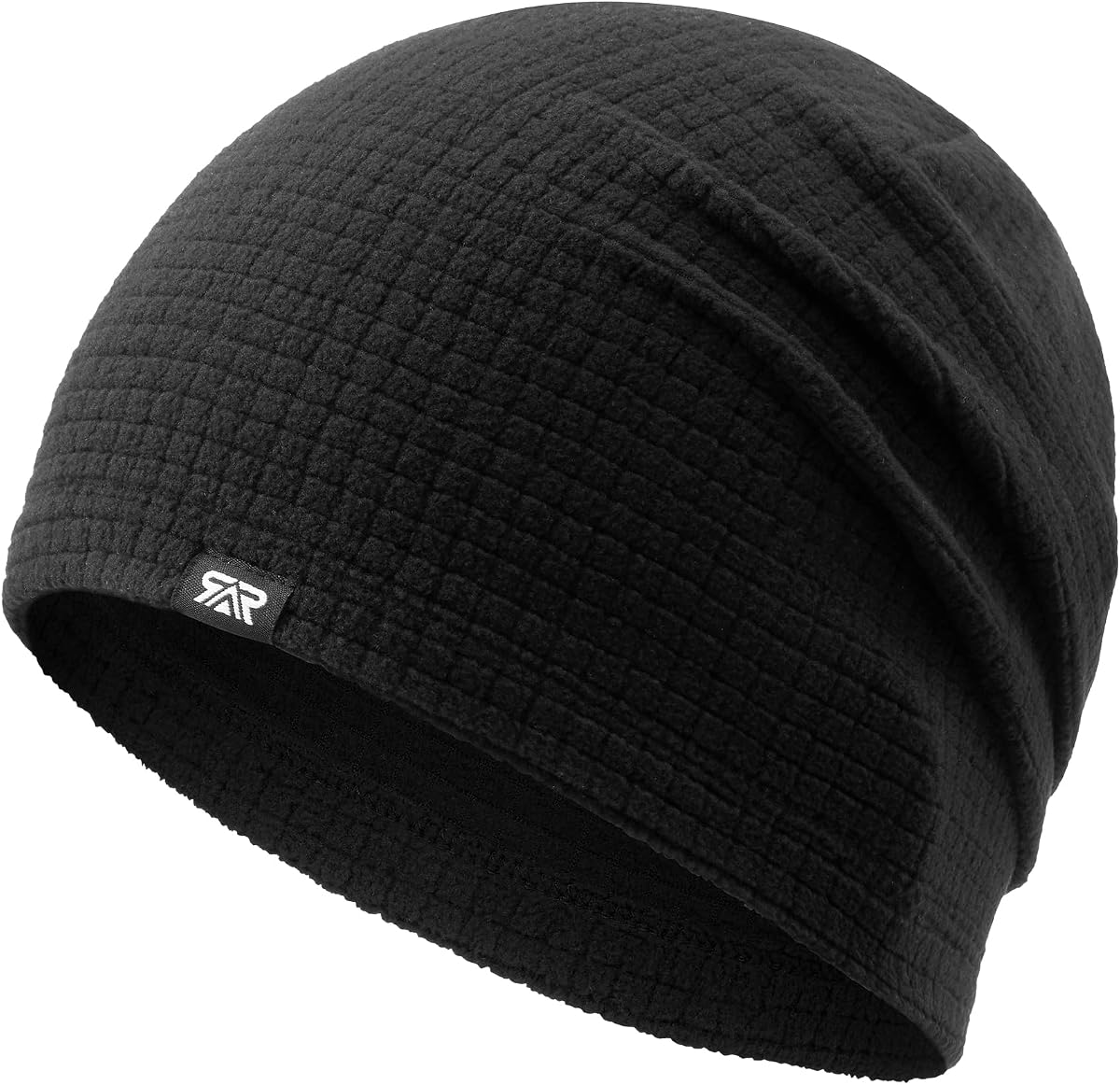 AUSFLUG Gorro holgado para hombres y mujeres, forro cálido y ligero para sombrero duro | Tejido a cuadros, elástico suave, ligero y cálido, antibolitas; sin apretar, ajuste de cabeza grande; Esquí, desplazamientos, trabajo al aire libre
