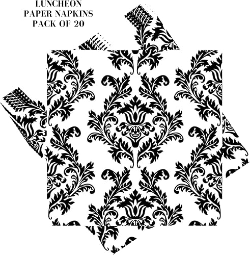 Miniatura 19 de Servilletas de papel de 20 unidades de 13 x 13 pulgadas, 3 capas con patrones estampados de rosas, servilletas de cóctel para arte, cena y fiesta