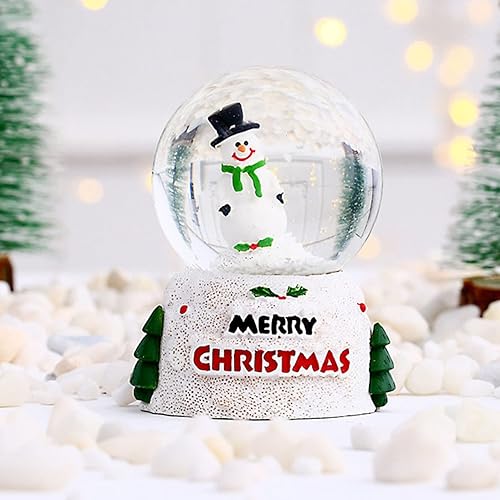 Miniatura 2 de Globo de nieve, globo de nieve de Navidad, bola de cristal iluminada, adornos de bolas de cristal de Navidad, decoraciones navideñas navideñas