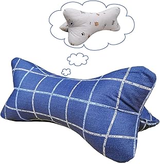 ZHIWEIKJ Bone Neck Pillows Dog Bone Shaped Pillow Cervical Neck Pillow for Camping Sleeping Travel Car Truck Driving Home and Office Rest Sleeping Bed Pillow 15.75x7.09x7.09 Inch (Size : F)