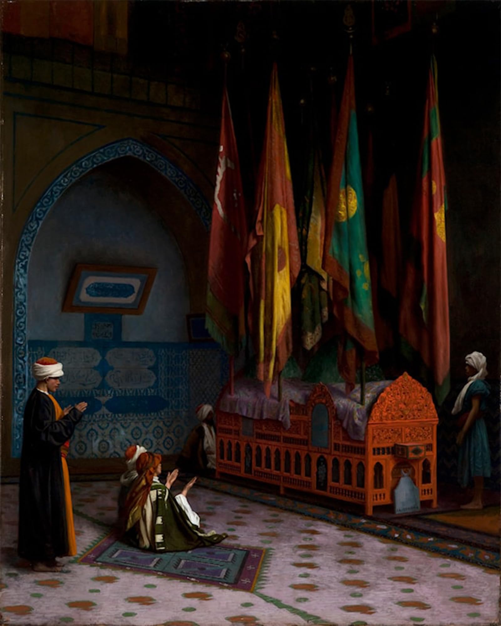 POSTERIIk Famous Print Pop Art Wall Art Graffiti the Sentinel At the Sultan's Tomb by Jean-léon Gér?me Art Prints for Home Decor 60x90cm