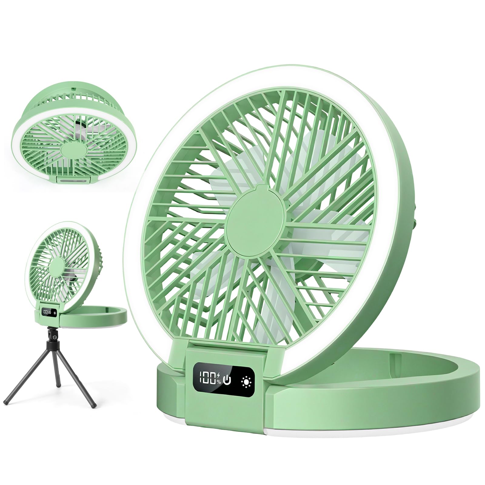 KTMOUW Ventilador de Escritorio con 5 Silencioso Potente Velocidades