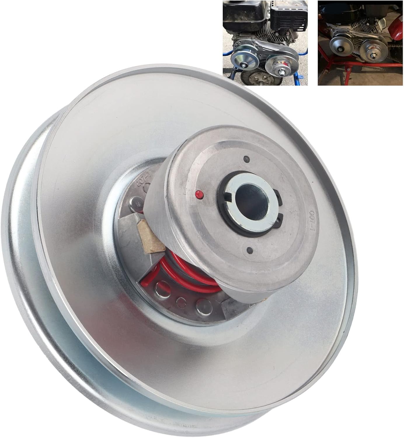 EVGATSAUTO 3/4" Torque Converter Driven Clutch Pulley, 30 Series Kart Converter Driven for Go Kart ATV Three Wheelers, Compatible with 209133A 209139A 209151A