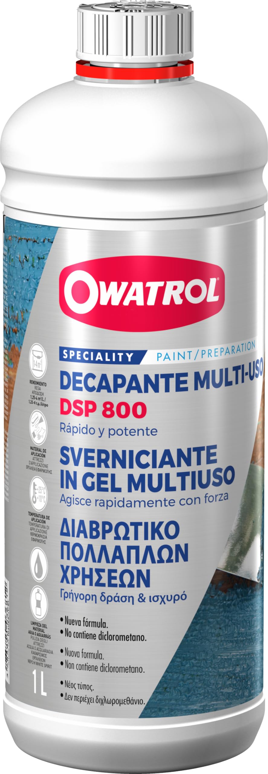 OWATROL - DSP 800 - Decapante multi-uso rápido y potente - 1 litro