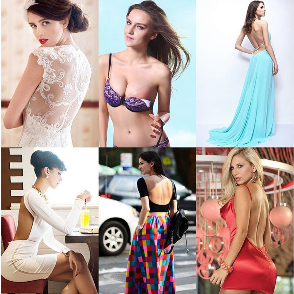 YARVPUV Soutien Gorge Adhesif Invisible,Coussinets Adhésifs