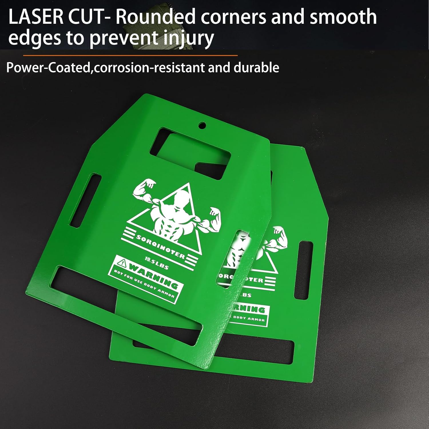 Weight Vest Plates - 8.75lb/5.75lb/19.5 Pairs-Curved and Flat Weighted Vest Plates-for Strength Training, Heavy Workout, Fitness