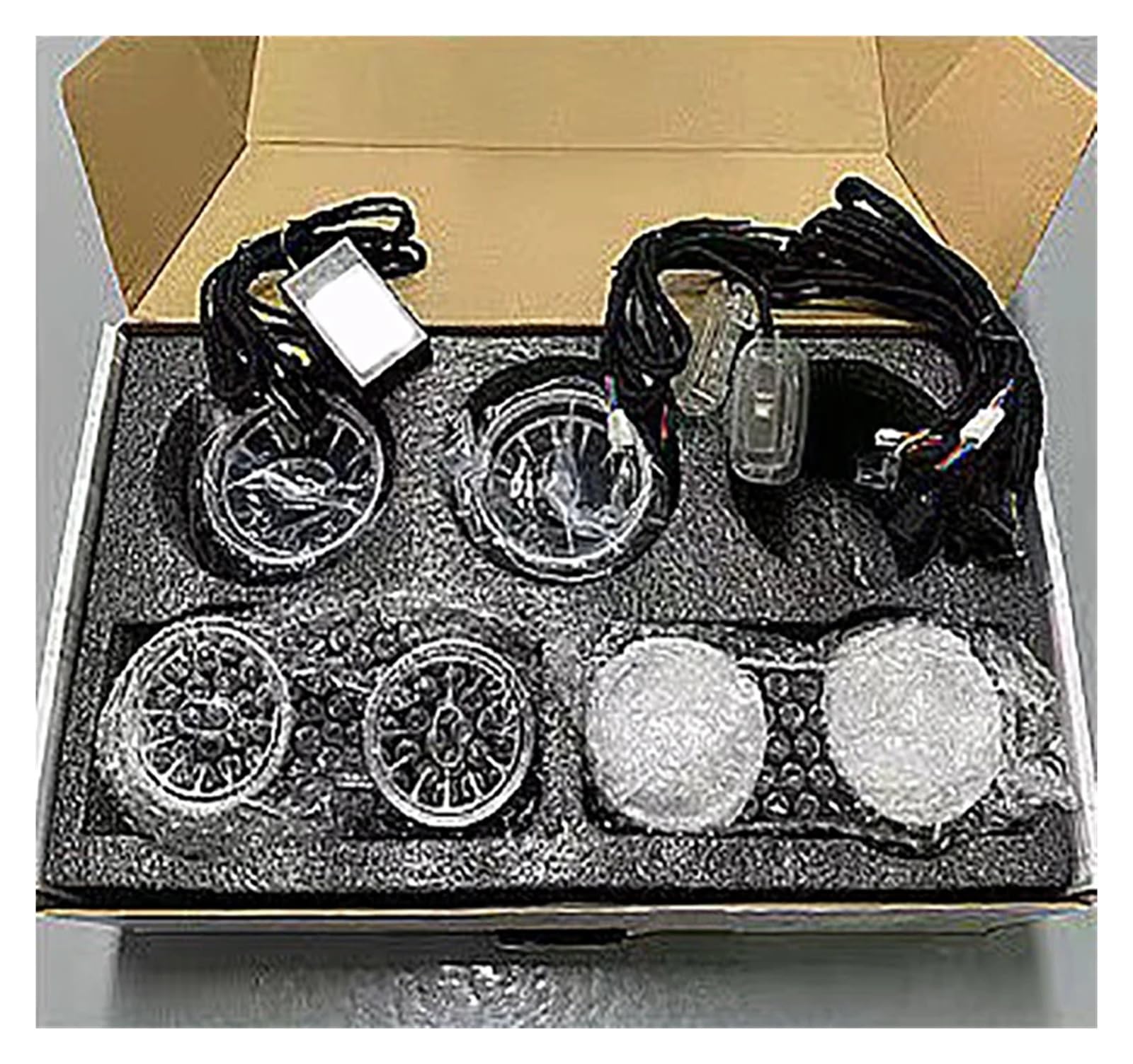 64 Color Illuminated Front Air Outlet Ambient Light Compatible with Mercedes Benz AMG GT W290 2015 2016 2017 2018