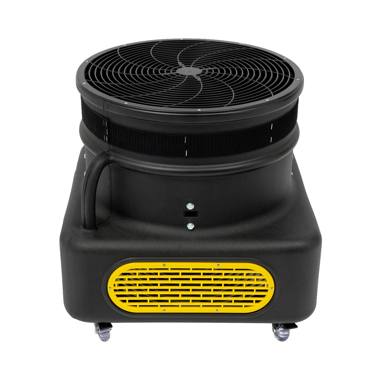Soffiatore d'aria Puppet Ballerin Blower 750 W per ballerina di bambole alta 5 – 7 m 2800 RPM ventilatore elettrico con 4 ruote per eventi e presentazioni di negozi, compleanni, feste (nero)