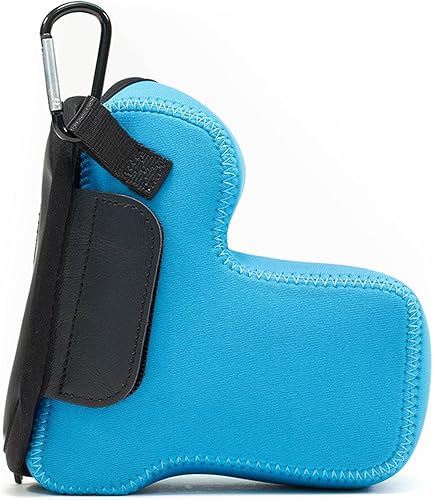 Miniatura 4 de MegaGear MG1501 Sony Alpha A6400, A6500 (0.709-5.315 in) Funda de neopreno ultra ligera para cámara - azul, piel sintética