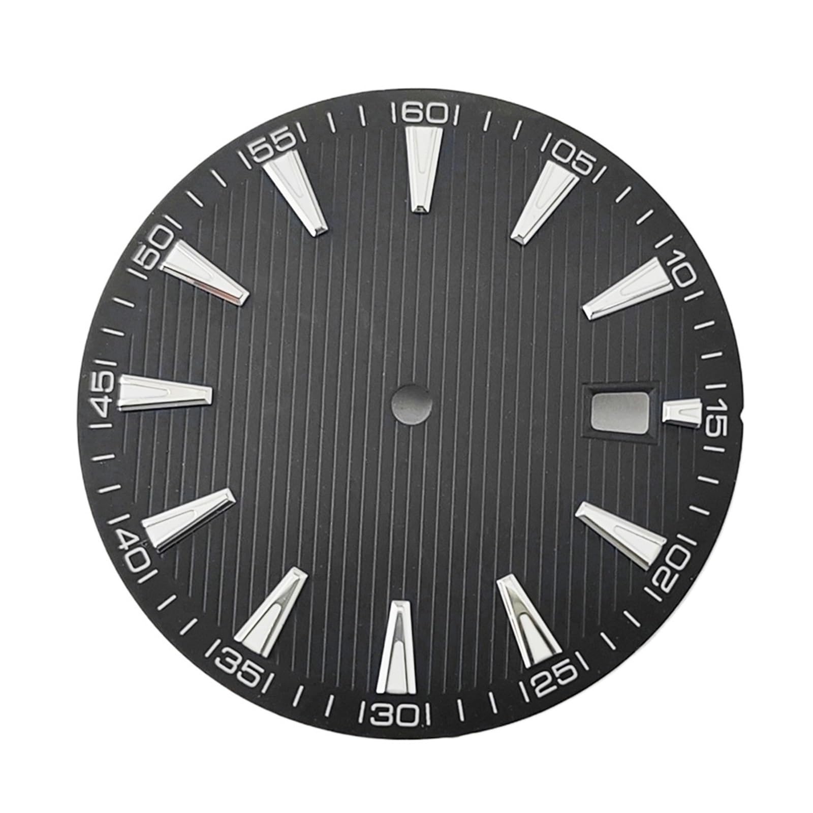1pc 33.4mm sterylna świecąca tarcza zegarka z okienkiem daty dla zegarków NH35 NH35A mechanizm automatyczny część akcesoryjna