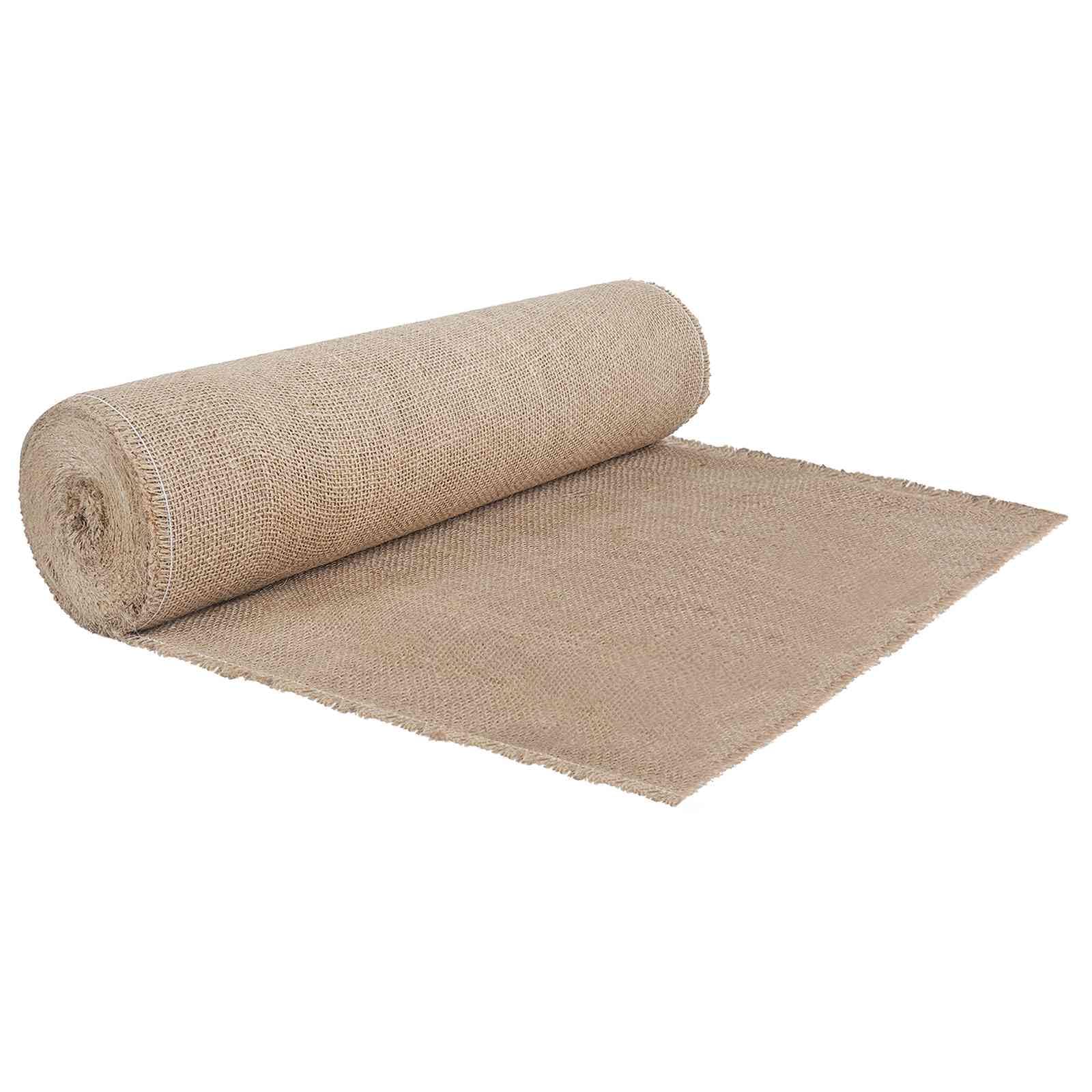 Rollo de yute natural 50 cm para manualidades y envoltorios sostenibles