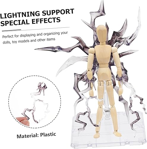 Miniatura 4 de 1 Unidades Hecho a Mano Efectos Especiales Soporte Figura de Acción Figura Soporte de Muñeca Soporte de Muñeca Modelo Soporte de Títere Negro