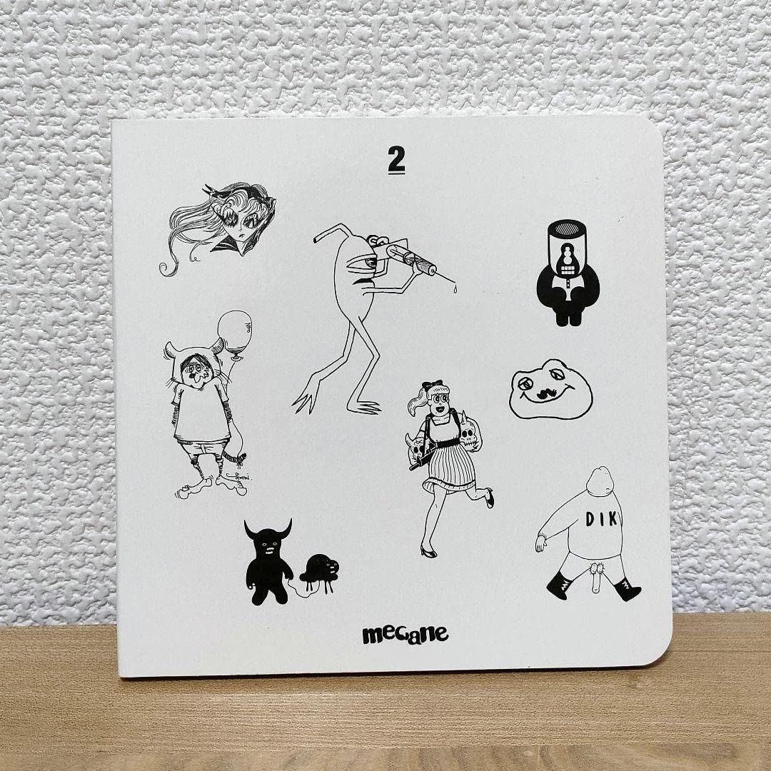 【希少限定500冊】Megane Zine 2/花井祐介 Ly 長場雄 Amazon.co.jp: Megane Zine 2花井祐介 Ly Painter長場雄JUN OSON