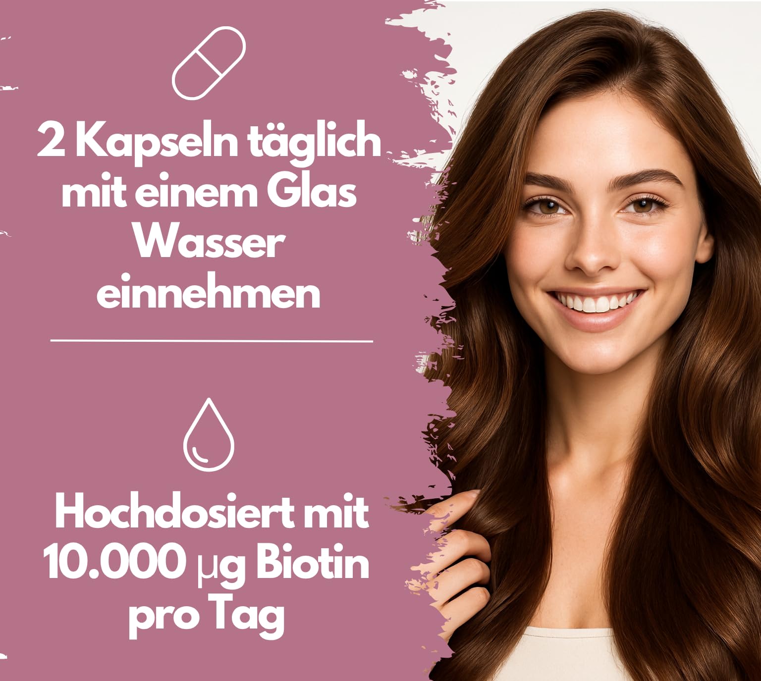 EXVital Biotin Komplex, Haar Vitamine, mit Sägepalmen-, Kürbis- und Brennnesselextrakt, 240 vegane Kapseln, angereichert mit Selen & Zink, laborgeprüft & hochdosiert (Packung mit 2)