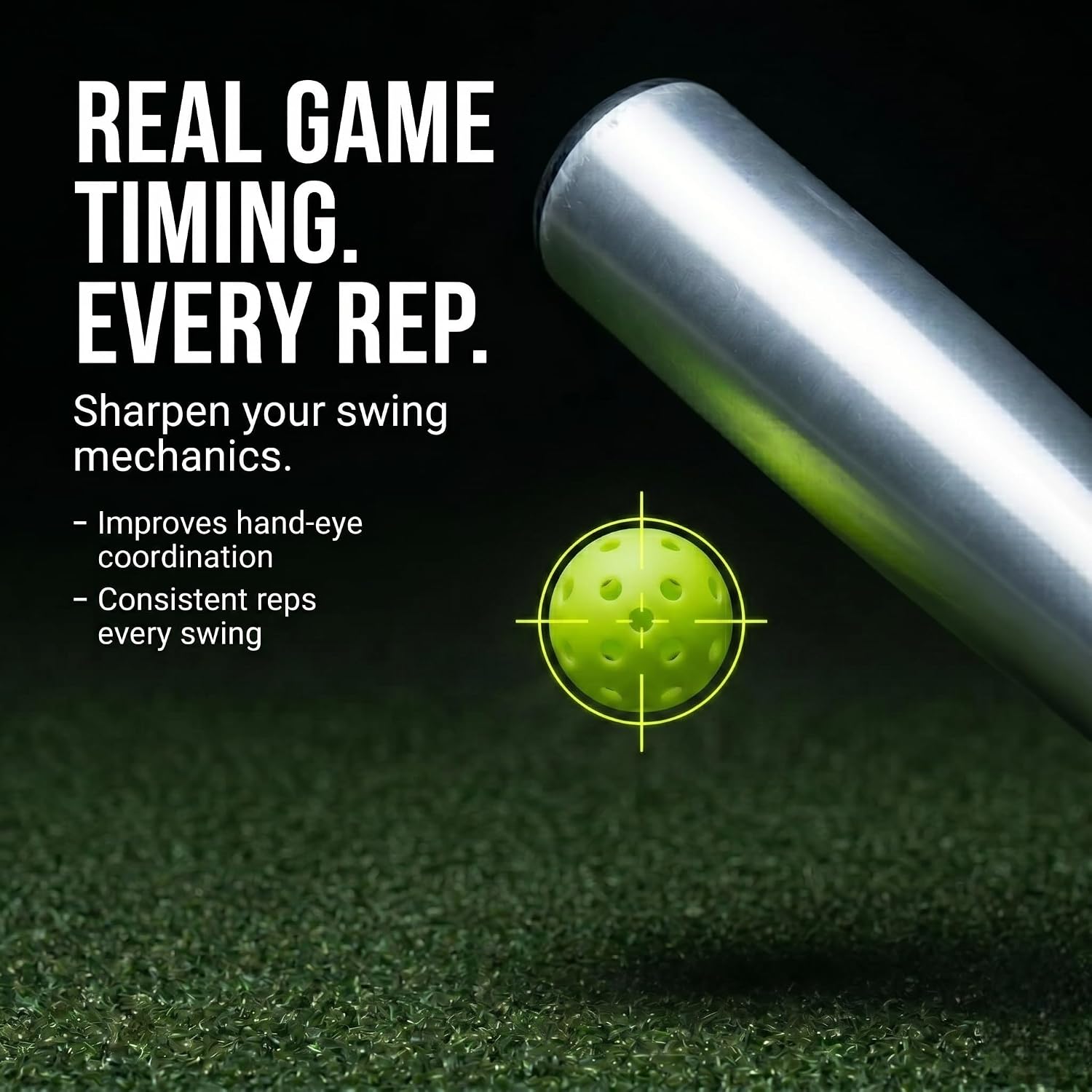Thorza 42mm (1.65") Golf Ball Size Practice Tee Popper Balls, Pack of 12