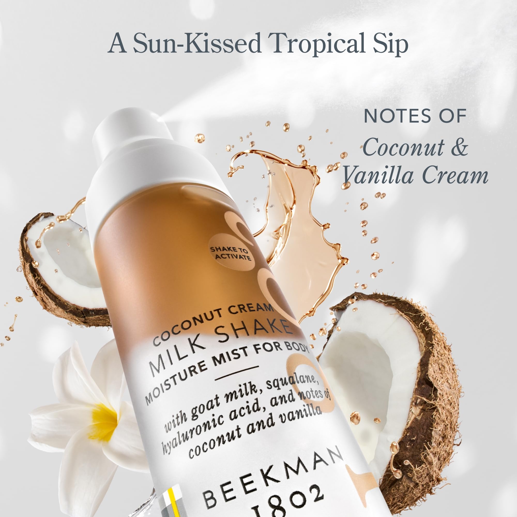Amazon.com : Beekman 1802 Milk Shake Hydrating Body Mist – Alcohol