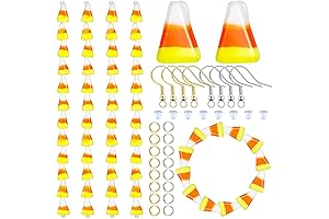 Halloween Glass Candy Corn Jewelry Making Kit