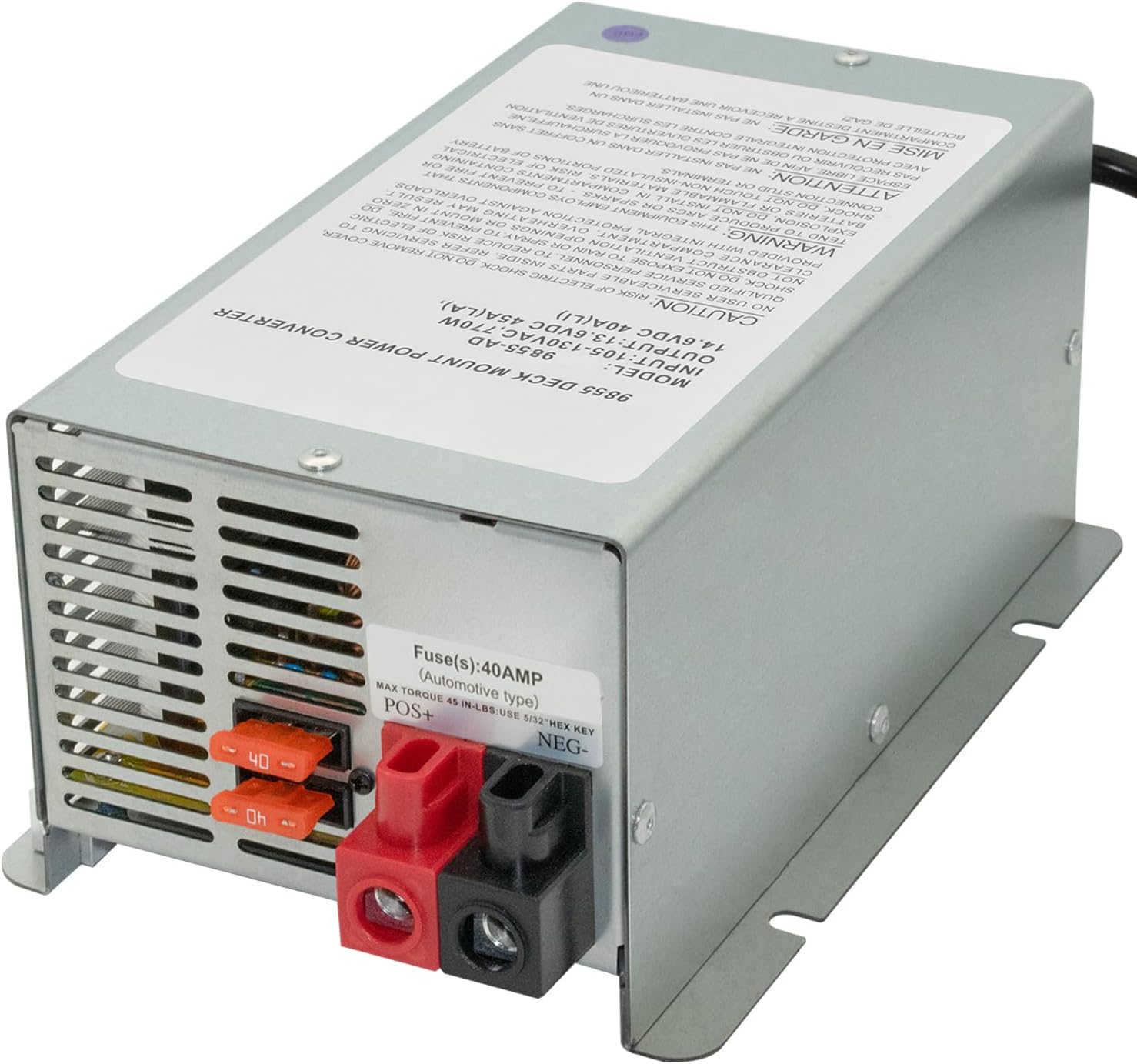 9855-AD-CB Converter/Charger Deckmount 55Amp RV Converter/Charger