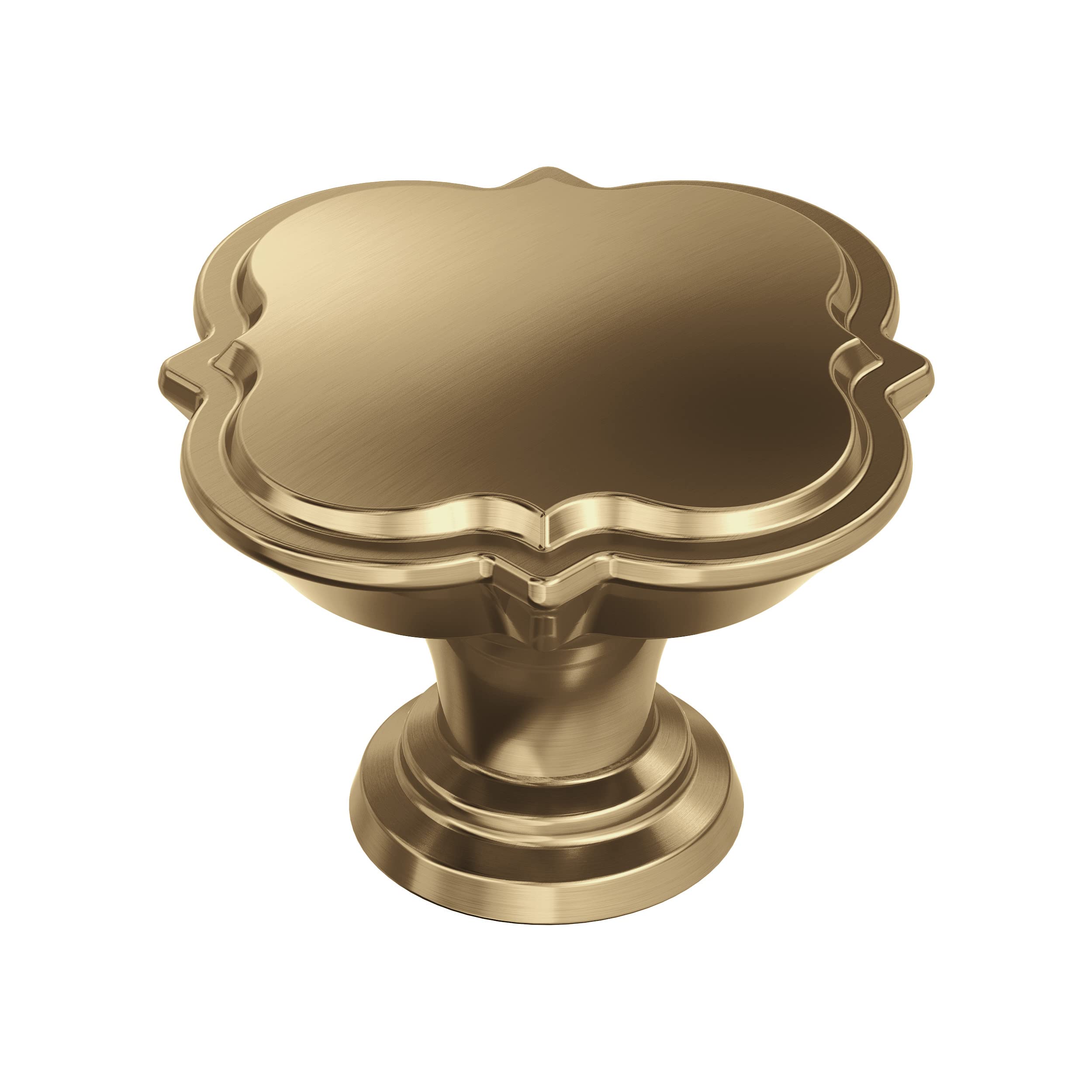 Amerock | Cabinet Knob |Champagne Bronze | 1-3/4 in (44 mm) Diameter Drawer Knob | Grace Revitalize | Kitchen and Bath Hardware | Furniture Hardware