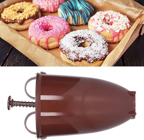 Miniatura 5 de Máquina de donas, 2 piezas de moldes para donas de bricolaje, mini donas, dispensador manual para donas, donas, pastel, herramienta para hacer donas