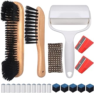 Vefungyan Cue Shaft Cleaning Wax Burnisher: Two‑Sided Billiard Pool Cue Stick Slicker Cloth Cleaner Pool Silky Shaft Wax Accessories