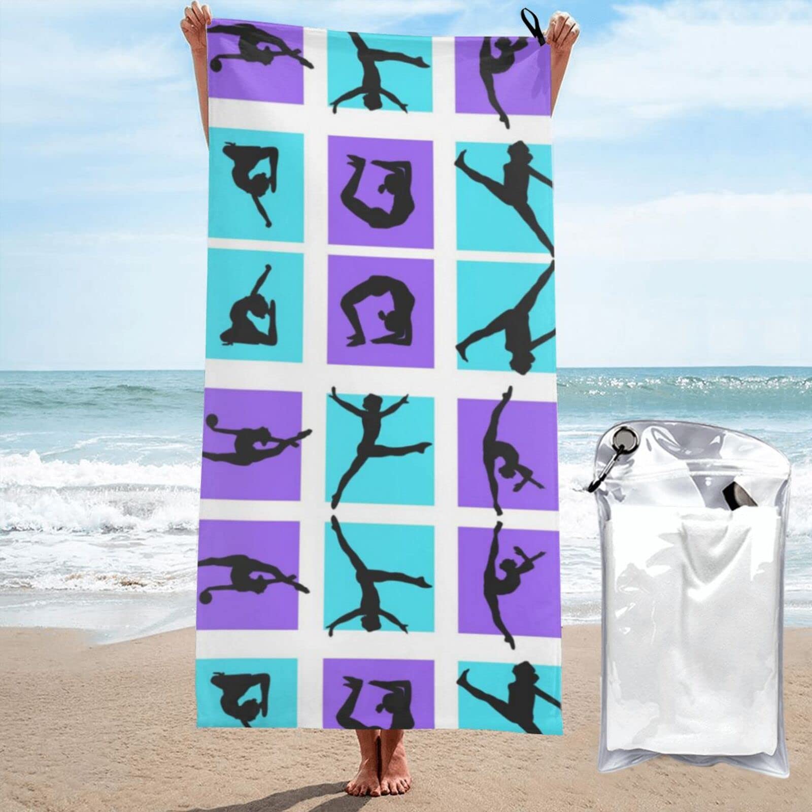 Serviette de bain absorbante pour jeux de gymnastique : fini l'humidité