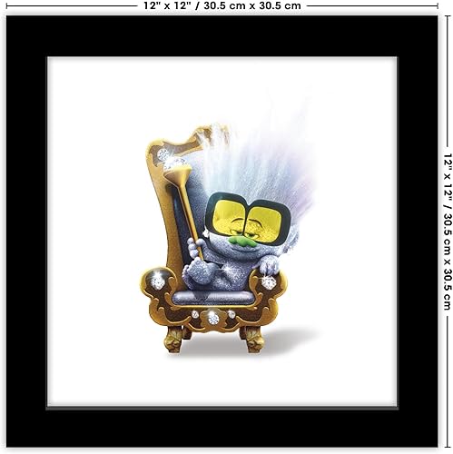 Miniatura 6 de Trends International Gallery Pops Trolls Band Together - Póster de pared con pequeños diamantes, 12.00 x 12.00 pulgadas, versión de marco negro